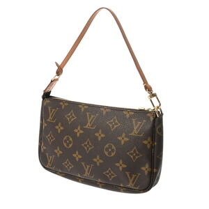 Louis Vuitton Monogram Canvas Pochette Brown Accessory Accessoires